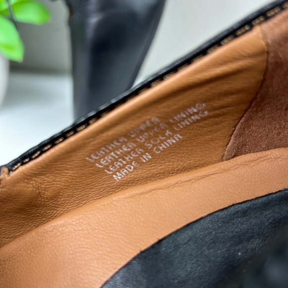 Earthies Mezzi Lattice Lace-Up Heels Black Leather 8 - Picture 9 of 12